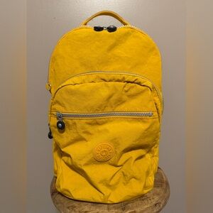 Kipling Vibrant Yellow Backpack